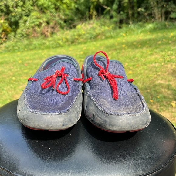 Swims Braided Lace Loafer Navy and Red Men\'s Loafers men’s size 12 main image 5